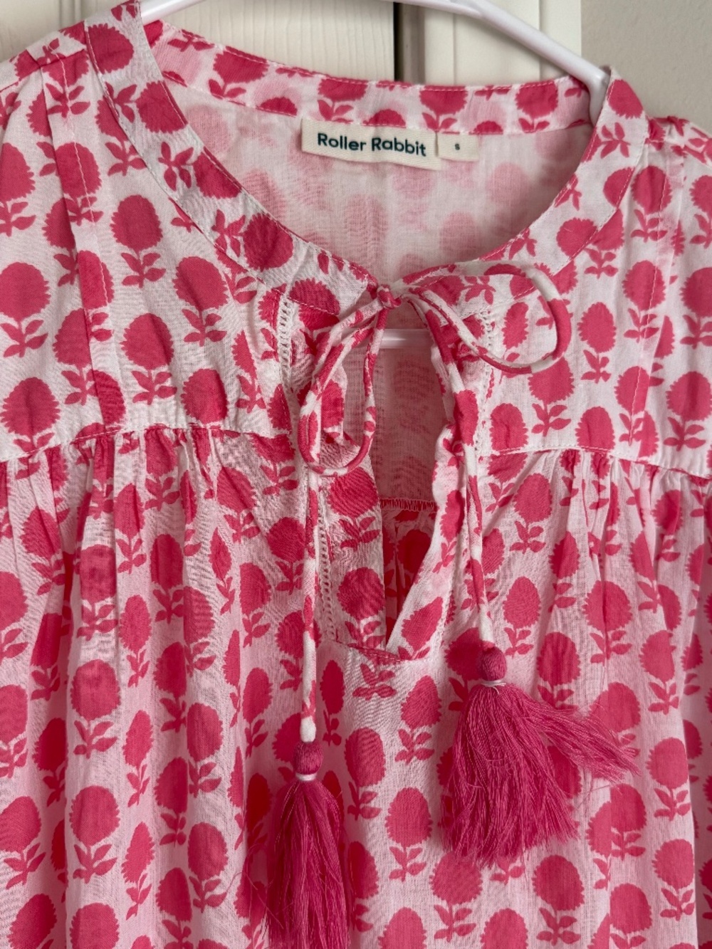 NEW ROBERTA ROLLER RABBIT, LAURE SERAFINA TUNIC WITH TASSELS!! - Picture 3 of 7
